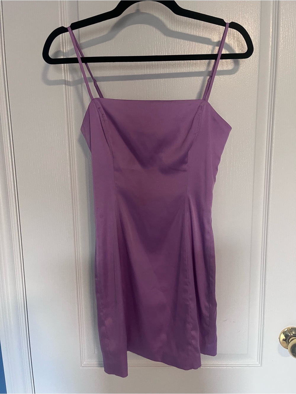 Sunday Best Lilac Slip Mini Dress